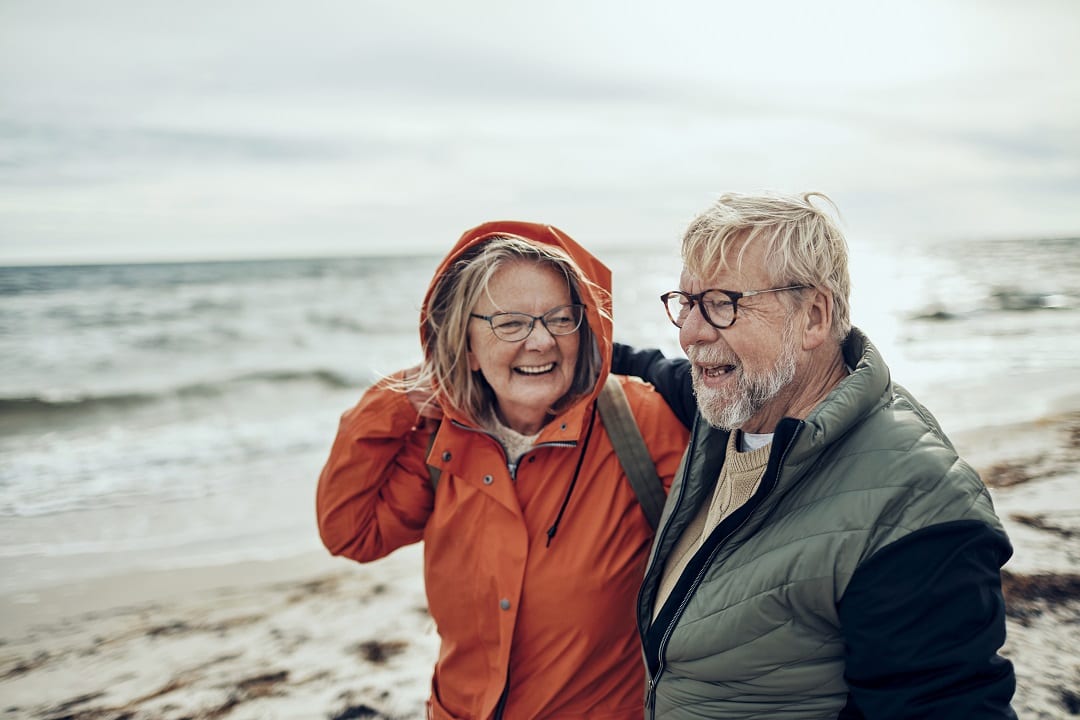 Couple at beach