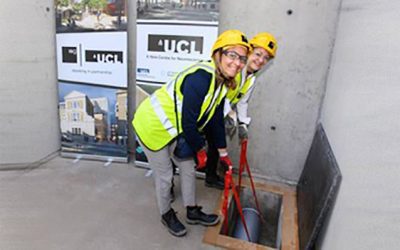 Time Capsule buried in UCL as part of Dementia Action Week